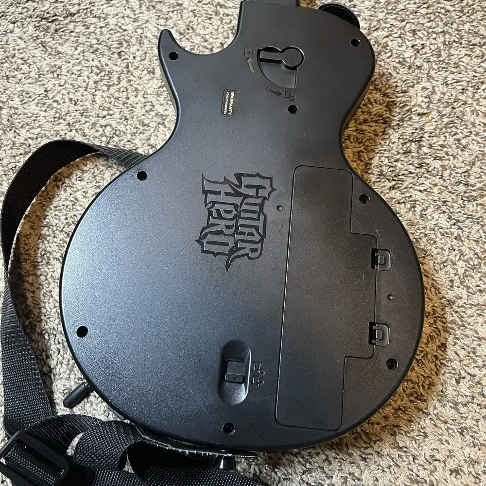 Guitar Hero Red Octane Gibson Les Paul 95125.805 Nintendo Wii Guitar Tested